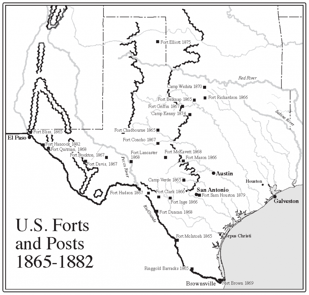 The third line of us forts in texas