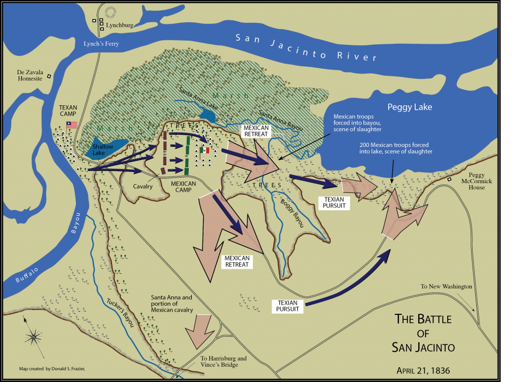 The Battle of San Jacinto, April 21, 1836